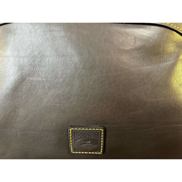 Dooney & Bourke Florentine Leather Cameron In color Charcoal - Picture 7 of 14